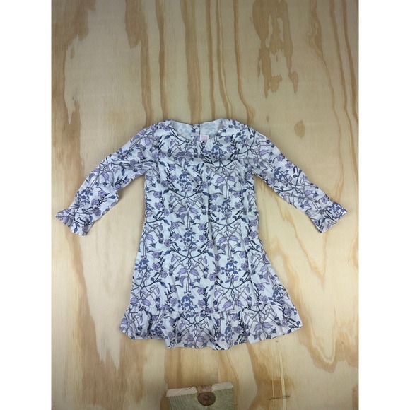 Janie and Jack Other - Janie and Jack long sleeve dress with purple flowers 3t
